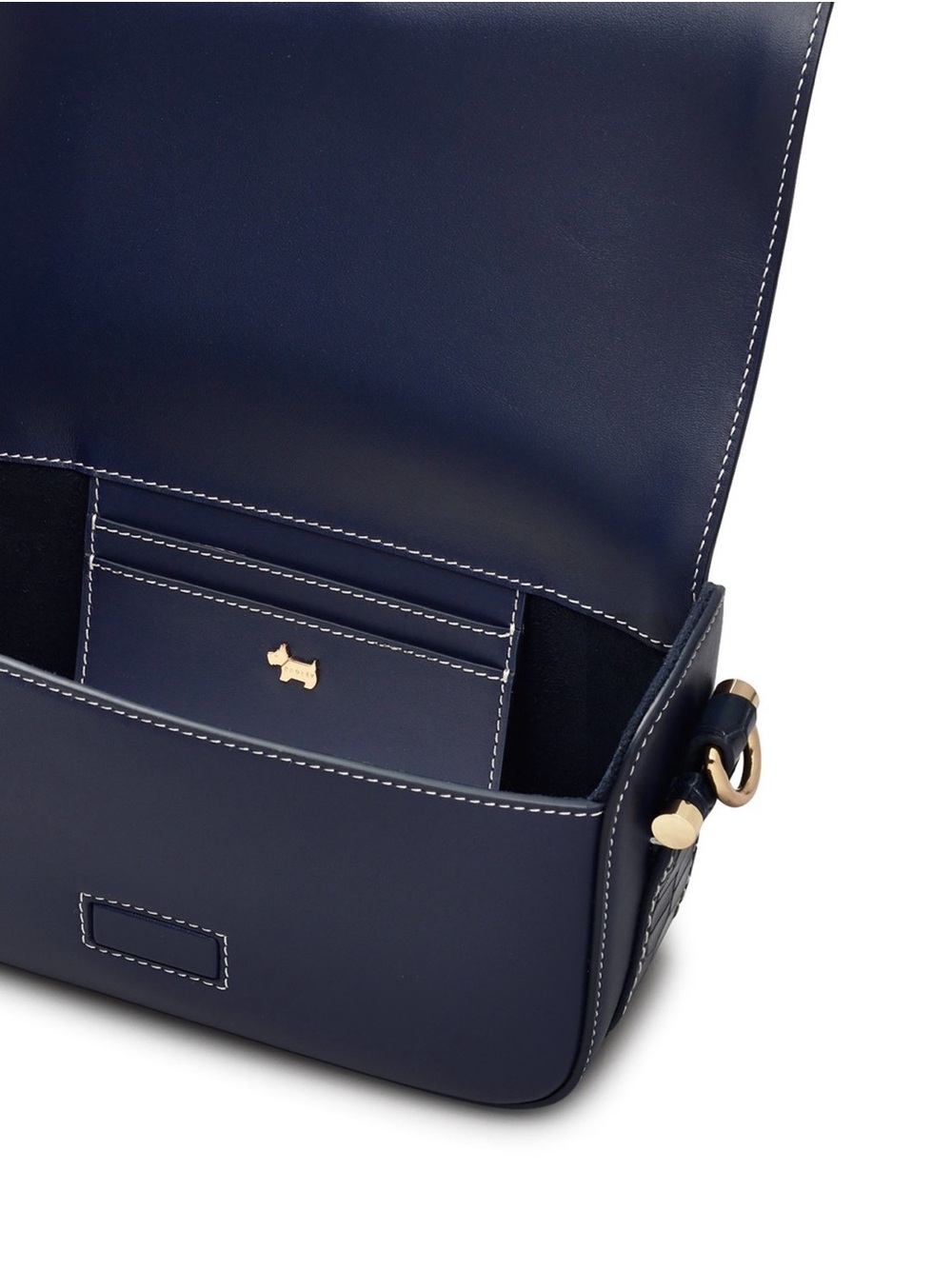 Radley London Bathurst Mews Denim Flap Over Crossbody Bag - Evenfall - Picture 5 of 6